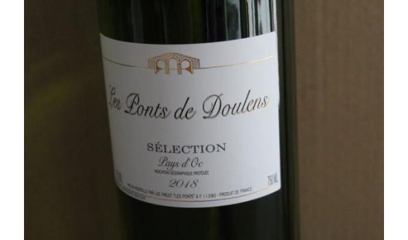 18 flessen à 75cl witte wijn, Les Ponts de Douens, pays d